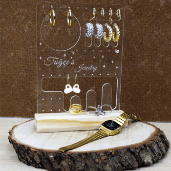 Kişiye Özel Şeffaf Takı Standı